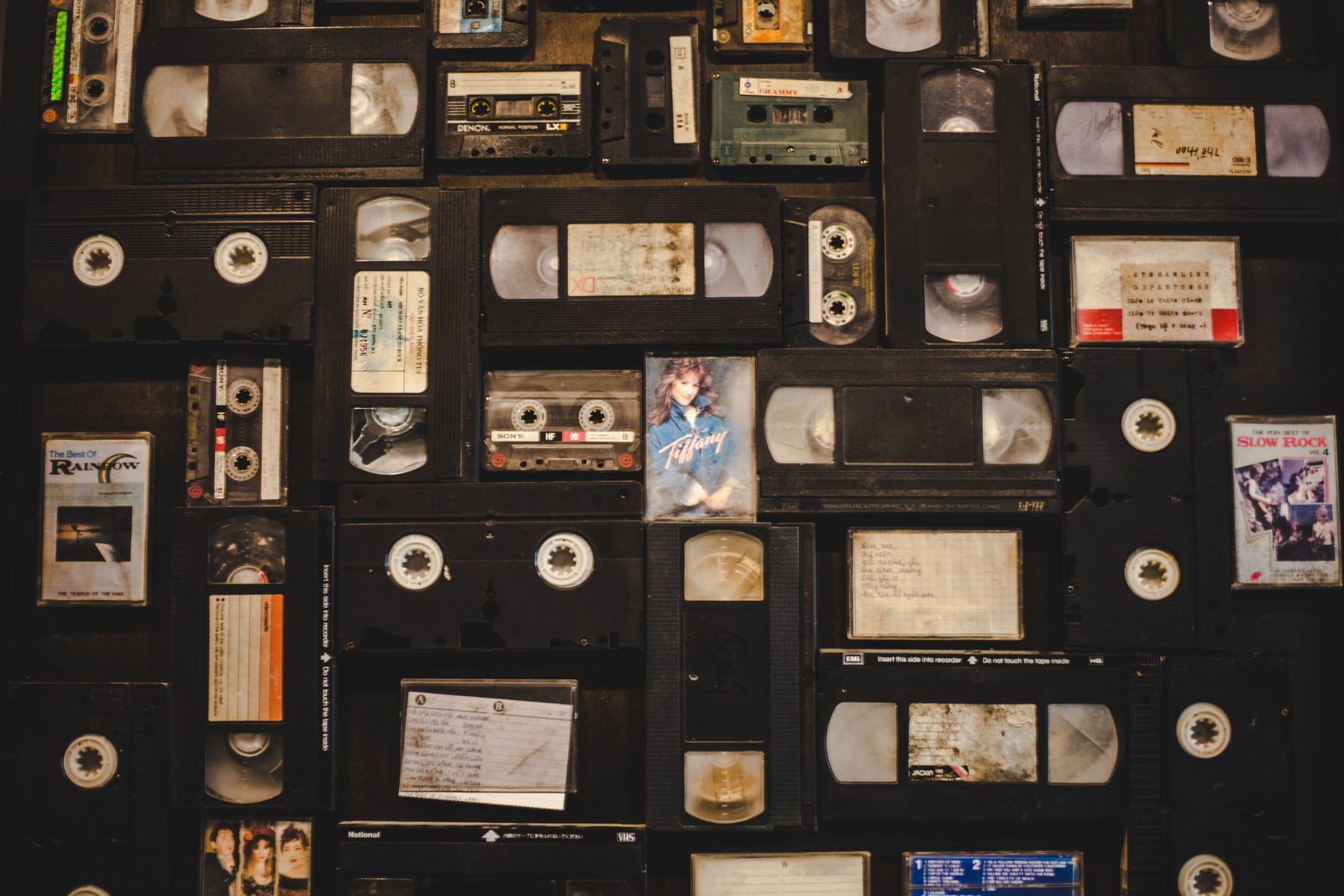 Colección de cintas de vídeo VHS